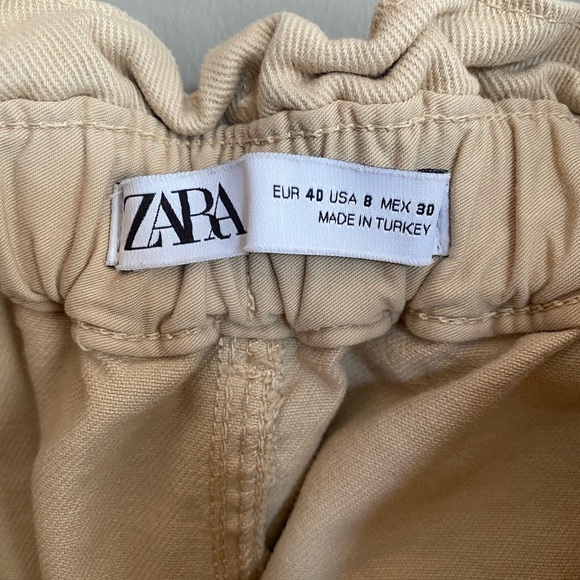 Zara Cargo Jeans Paperback Size 8 - Picture 8 of 10